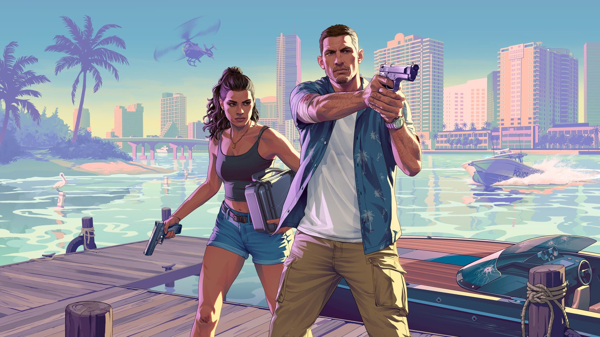 Jason et Lucia, protagonistes de GTA 6